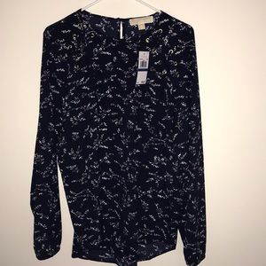 Michael Kor’s women’s xl dress shirt navy